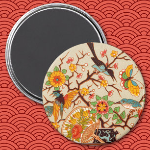 Birds and Butterflies Magnet