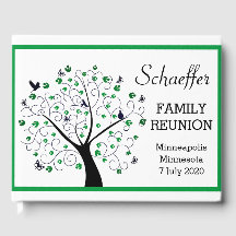 Birds and Butterflies Modern Family Tree
