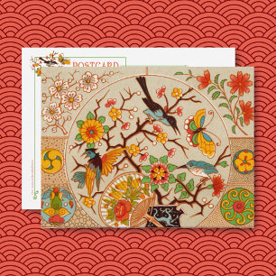 Birds and Butterflies Postcard