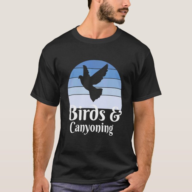 Birds And Canyoning T-Shirt (Front)