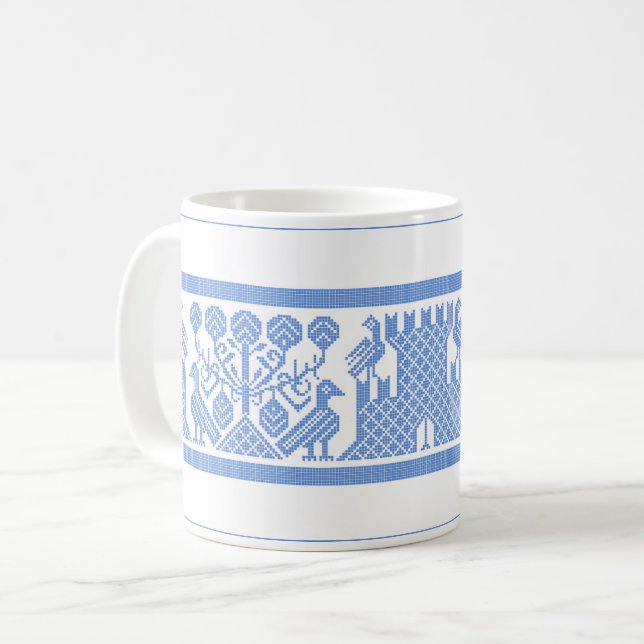 Birds and Castles Coffee Mug (Front Left)