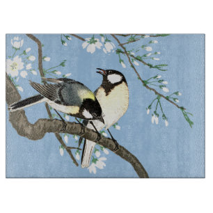 Birds and Cherry Blossoms Ohara Koson Cutting Board