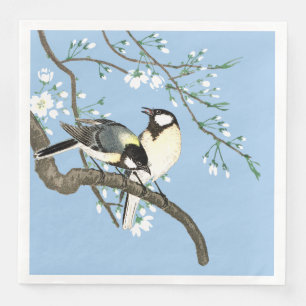 Birds and Cherry Blossoms Ohara Koson Napkin