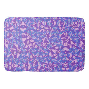 Birds And Flowers Bath Mat