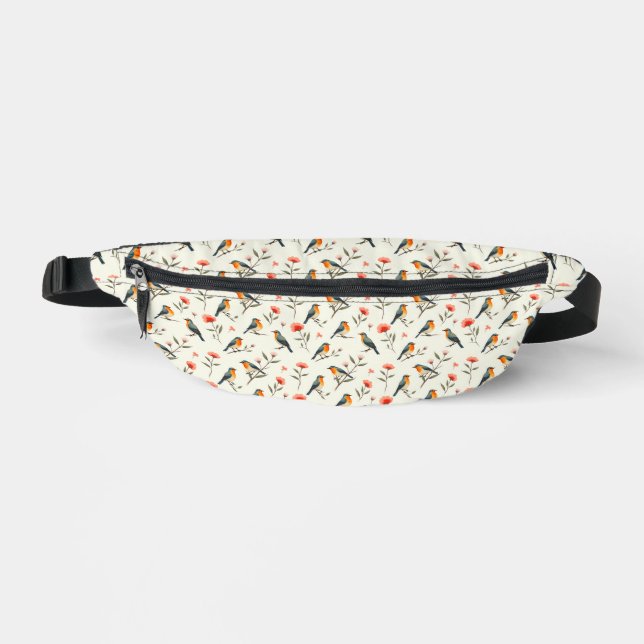 Birds and Flowers Bum Bags (Front)