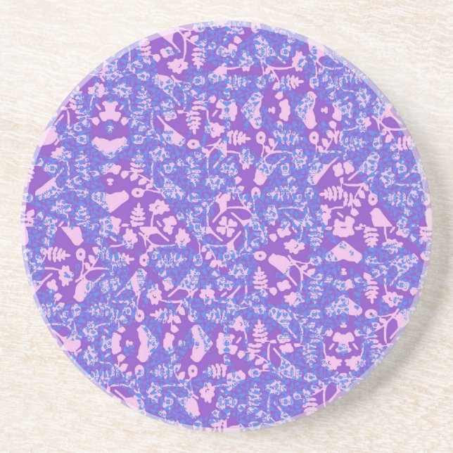 Birds And Flowers Coaster (Front)