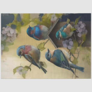 Birds and Flowers Ephemera Design Series #7 Tissue Paper