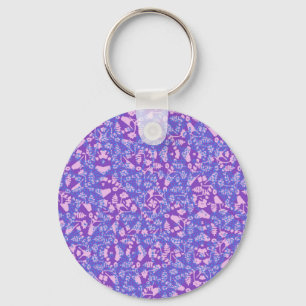 Birds And Flowers Key Ring