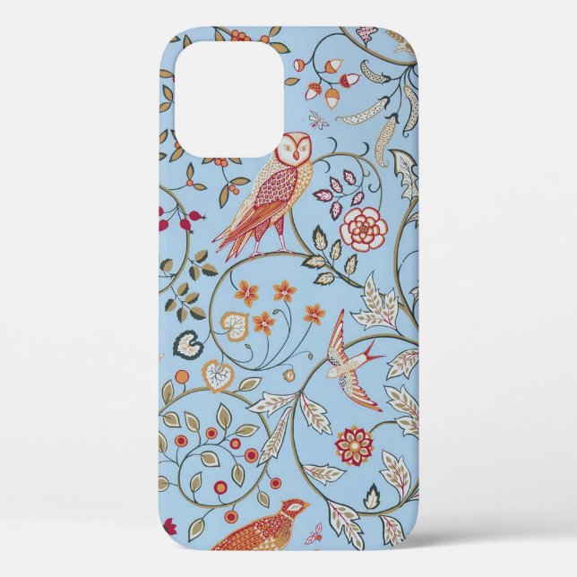 Birds and Flowers, William Morris Case-Mate iPhone Case (Back)