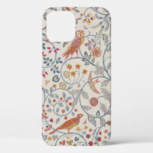 Birds and Flowers, William Morris iPhone 12 Case