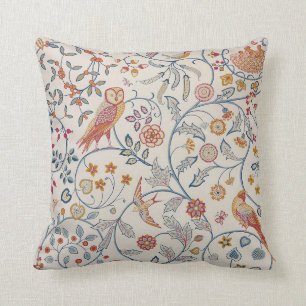Birds and Flowers, William Morris Cushion