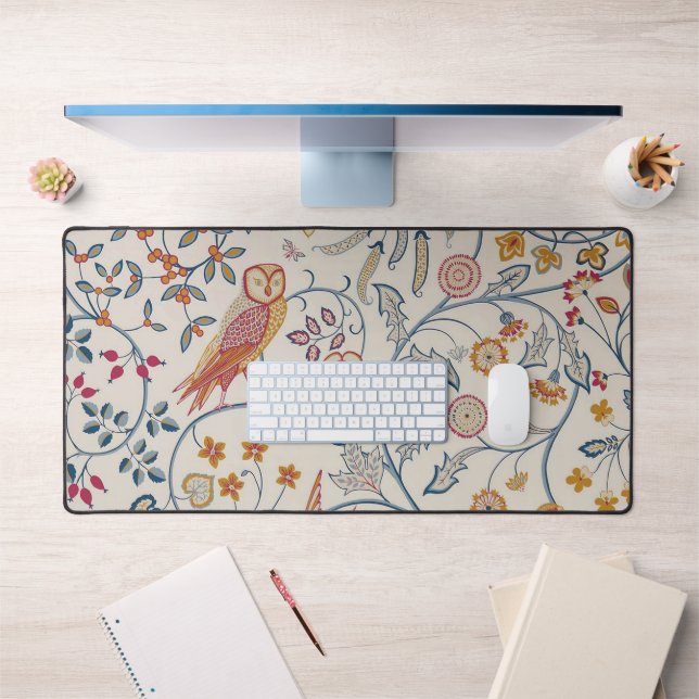 Birds and Flowers, William Morris Desk Mat (Office 1)