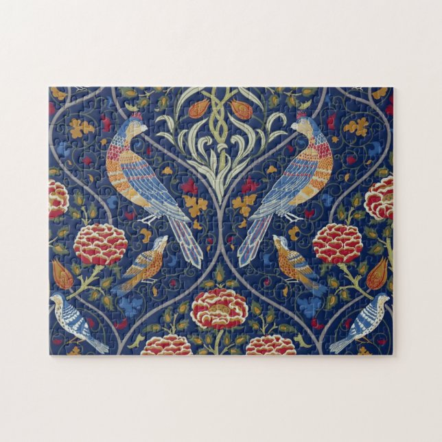Birds and Flowers, William Morris Jigsaw Puzzle (Horizontal)