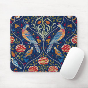 Birds and Flowers, William Morris Mouse Mat