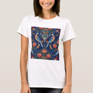 Birds and Flowers, William Morris T-Shirt