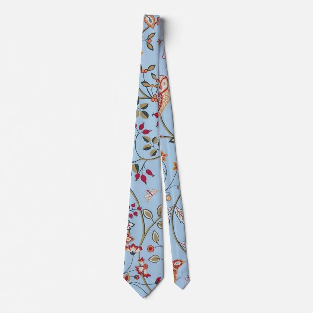 Birds and Flowers, William Morris Tie (Front)