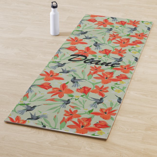 Birds And Flowers  Yoga Mat (In Situ)