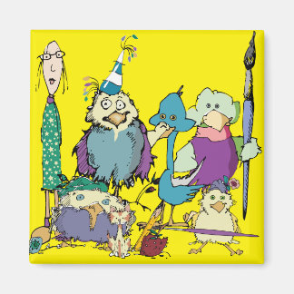 Birds and Friends Magnet