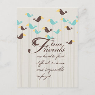 Birds and Friends Postcard