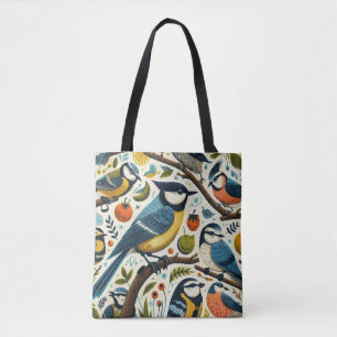 Birds and Fruit Tote Bag