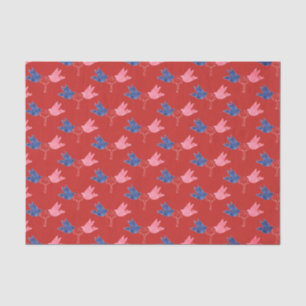 Birds And Keys Tissue Paper