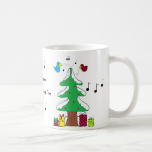 Birds and Musical Notes Coffee Mug