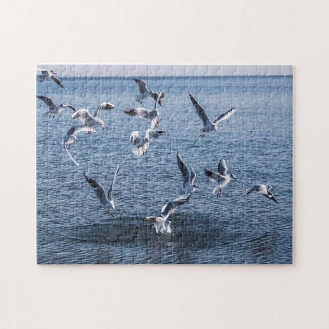 birds and sea jigsaw puzzle (Horizontal)