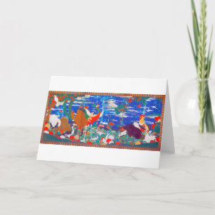 Birds, Animals, and Flowering Plants(Left) Jakuchū Card