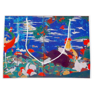Birds, Animals, and Flowering Plants(Left) Jakuchū Large Gift Bag