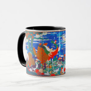 Birds, Animals, and Flowering Plants(Left) Jakuchū Mug