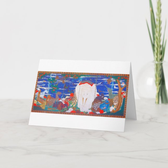 Birds, Animals, and Flowering Plants(Right)Jakuchu Card (Front)