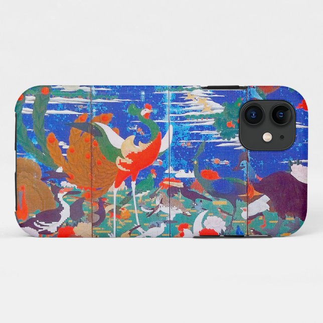 Birds, Animals, & Flowering Plants (Left) Jakuchū Case-Mate iPhone Case (Back (Horizontal))