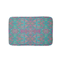 Birds Arabesque Bohemian Pattern Turquoise Pink
