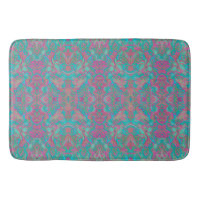 Birds Arabesque Bohemian Pattern Turquoise Pink