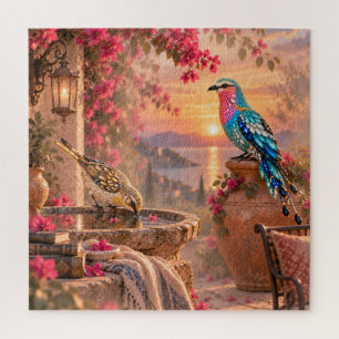 Birds at Sunset Jigsaw Puzzle