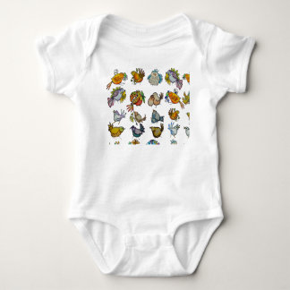 Birds & Birdies Baby Bodysuit