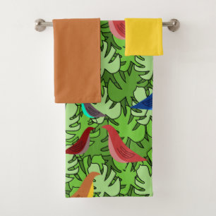 Birds, Birds, Birds Bath Towel Set