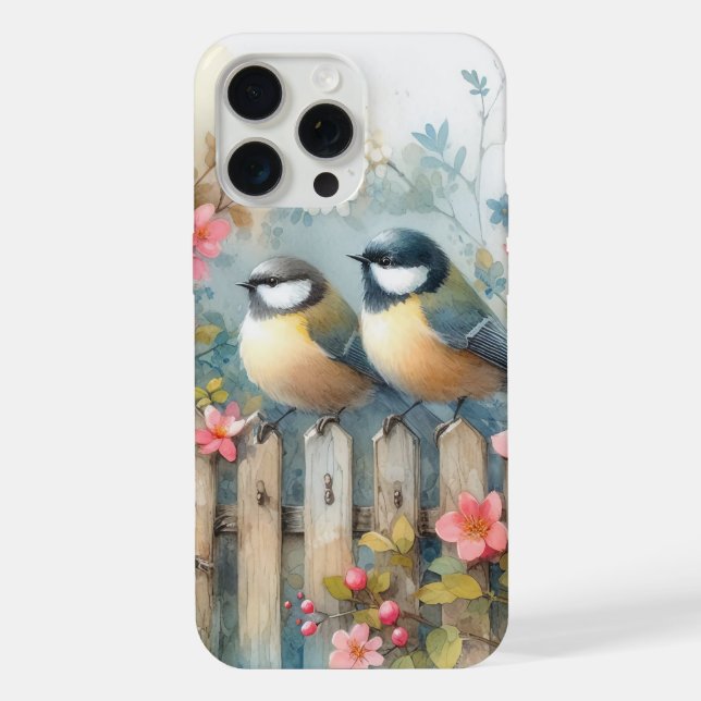 Birds & Blooms iPhone Case (Back)