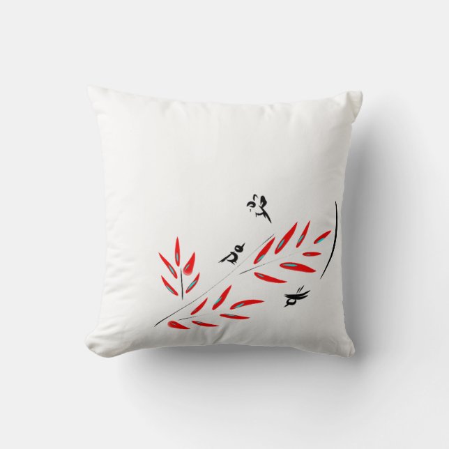Birds & Branches Cushion (Front)