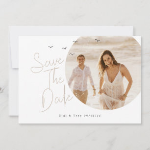 Birds & Breezy Save The Date Card