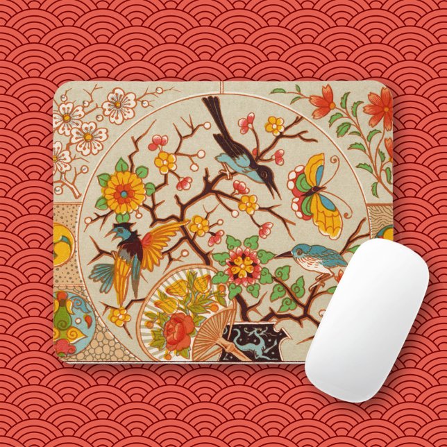 Birds & Butterflies Mousepad (Creator Uploaded)