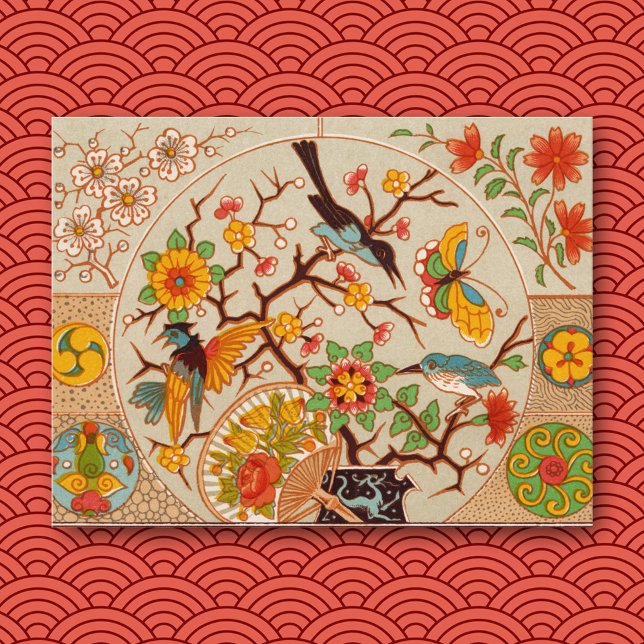 Birds & Butterflies Postcard (Creator Uploaded)