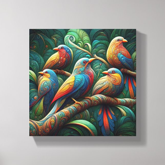 Birds Canvas Print (Front)
