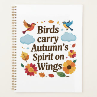 Birds Carry Autumn’s Spirit on Wings Planner
