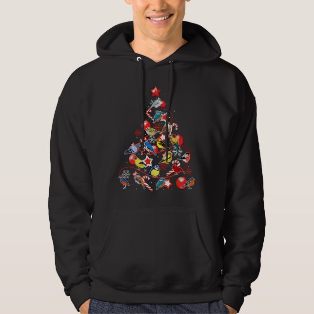 Birds Christmas Hoodie (Front)