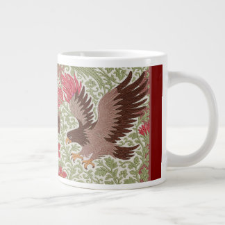 Birds Coffee Cup tapestry appearance Arts & Crafts