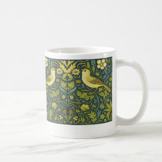 Birds Coffee Cup tapestry appearance Arts & Crafts