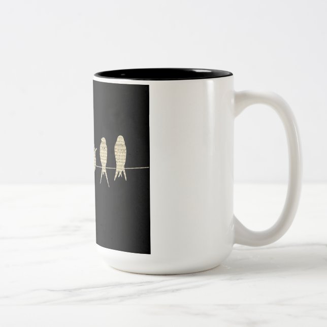 Birds coffee mug (Right)