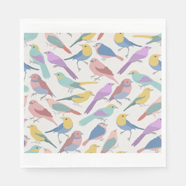 Birds Colour Napkin (Front)