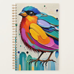 Birds colourful art abstract fat giant cute funny  planner